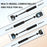BRDRC Magnetic Tripod for DJI Osmo 360 / Action 5 Pro / Action 4 / Action 3 Aluminum Alloy Quick Release Telescopic Stand - Black - 3