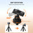 BRDRC Magnetic Tripod for DJI Osmo 360 / Action 5 Pro / Action 4 / Action 3 Aluminum Alloy Quick Release Telescopic Stand - Black - 4