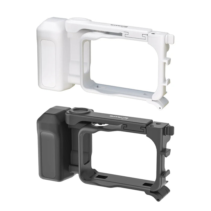 SUNNYLIFE GU-BK150 For Insta360 Go Ultra Rabbit Cage Handle Street Photography Grip Quick Release Frame - Black - 7