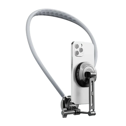 JMARY MG-03 Magnetic Neck Mount Holder for POV Shooting Multi-angle Selfie Adjustable Phone Holder for Smartphone - 1