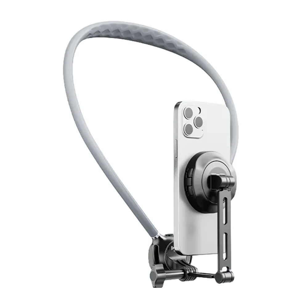 JMARY MG-03 Magnetic Neck Mount Holder for POV Shooting Multi-angle Selfie Adjustable Phone Holder for Smartphone - 1