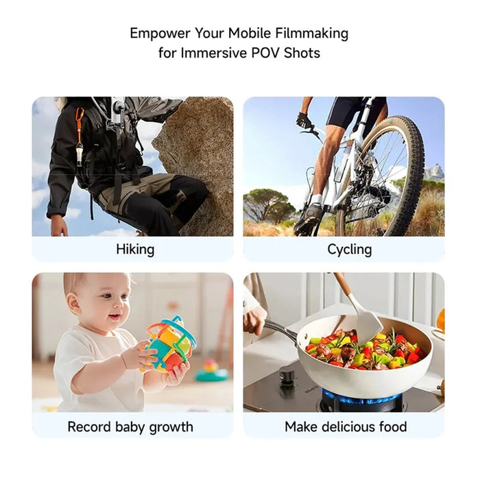 JMARY MG-03 Magnetic Neck Mount Holder for POV Shooting Multi-angle Selfie Adjustable Phone Holder for Smartphone - 5