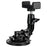 Car Phone Holder 2-in-1 Strong Suction Cup Stand Multi-angle Adjustable Mount with Phone Clamp for Dashboard Windshield - Black - 1
