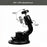 Car Phone Holder 2-in-1 Strong Suction Cup Stand Multi-angle Adjustable Mount with Phone Clamp for Dashboard Windshield - Black - 4