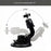 Car Phone Holder 2-in-1 Strong Suction Cup Stand Multi-angle Adjustable Mount with Phone Clamp for Dashboard Windshield - Black - 5