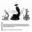 Car Phone Holder 2-in-1 Strong Suction Cup Stand Multi-angle Adjustable Mount with Phone Clamp for Dashboard Windshield - Black - 6