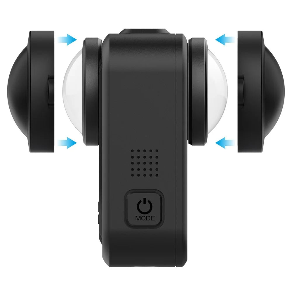2Pcs Lens Protective Cover for GoPro MAX2 Silicone Shockproof Anti-scratch Camera Protection Cap - 5