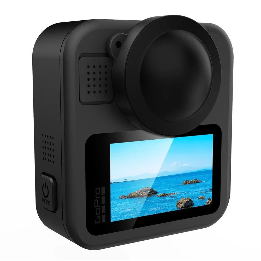2Pcs Lens Protective Cover for GoPro MAX2 Silicone Shockproof Anti-scratch Camera Protection Cap - 6