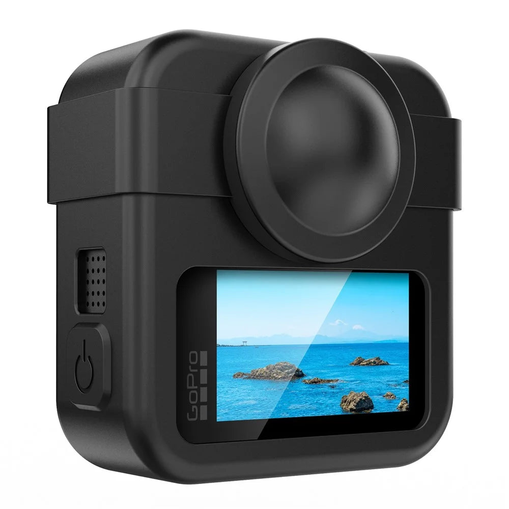 For GoPro MAX2 Silicone Case Shockproof Lens Cap Camera Body Protective Cover - 3