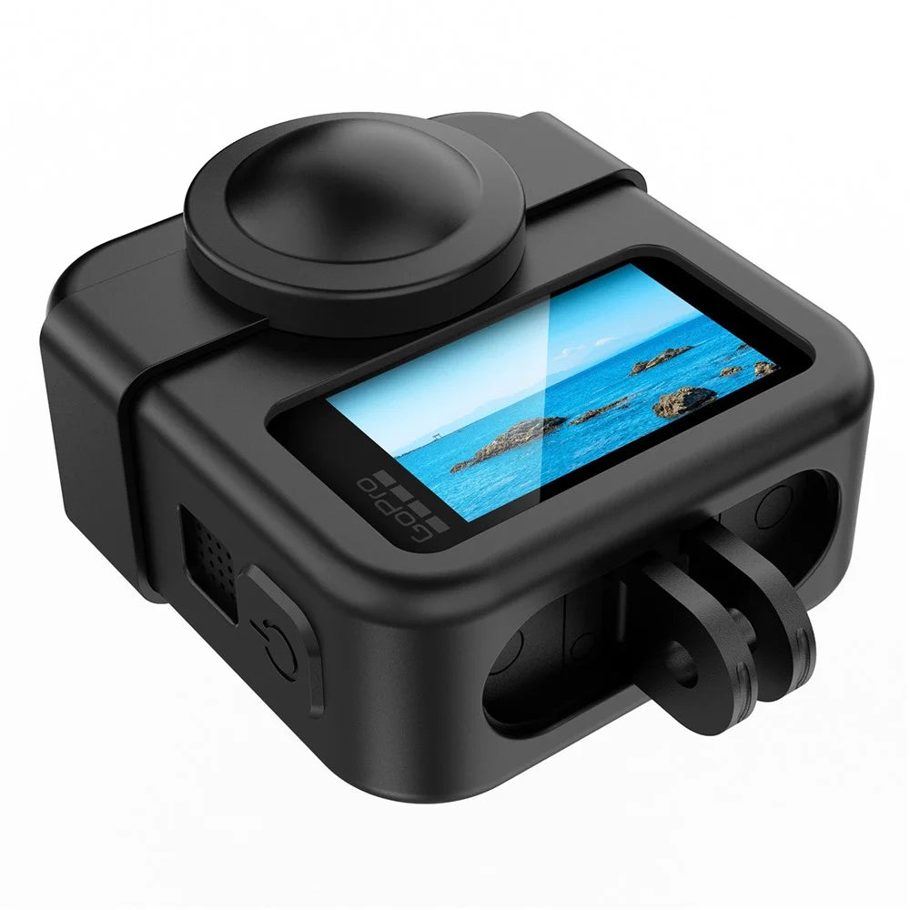 For GoPro MAX2 Silicone Case Shockproof Lens Cap Camera Body Protective Cover - 6