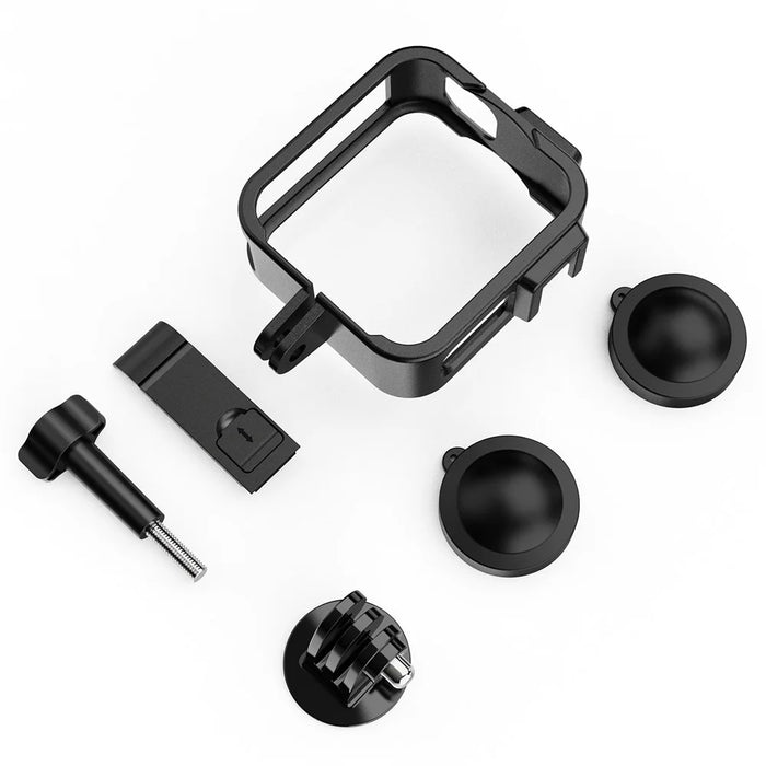 Protective Case for GoPro MAX2 Plastic Cage Expansion Frame Side Opening Battery Cover Shockproof Housing Kit - 5