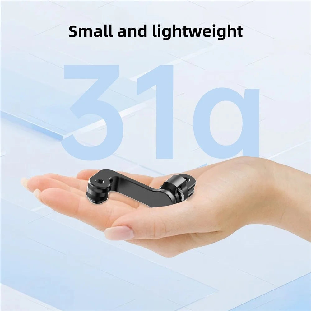 360 Degree Rotating Mount for GoPro Hero 11  /  12  /  13 Aluminum Alloy Vertical Horizontal Adapter Stand with Long Screw - 5