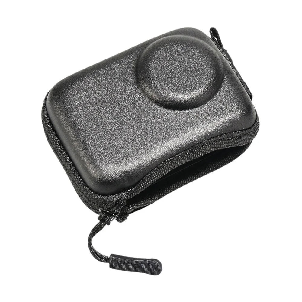 Semi-Open Hard Shell Case for DJI Osmo Action 5 Pro PU Leather Storage Bag Shockproof Portable Carrying Pouch - 1