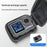 Semi-Open Hard Shell Case for DJI Osmo Action 5 Pro PU Leather Storage Bag Shockproof Portable Carrying Pouch - 3