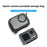 Semi-Open Hard Shell Case for DJI Osmo Action 5 Pro PU Leather Storage Bag Shockproof Portable Carrying Pouch - 6