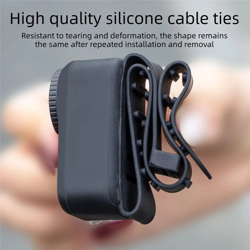Silicone Wristband Case for DJI Osmo Nano Action Camera Multi-functional Wrist Strap Adjustable Wristband Cover - Black - 6