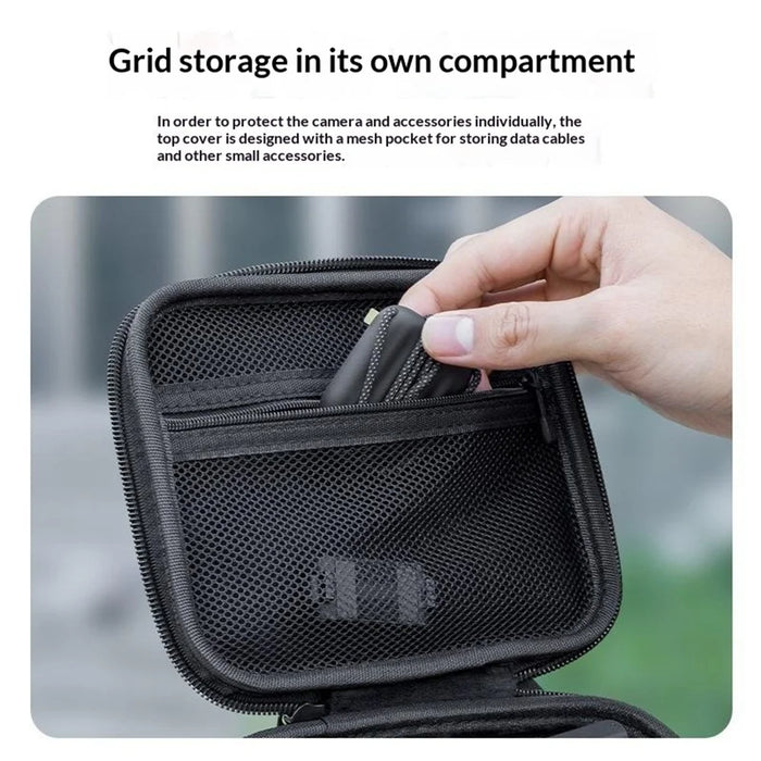 Carrying Case for DJI Osmo Nano Hard Shell Storage Bag All-in-One Organizer PU Protective Cover - 4