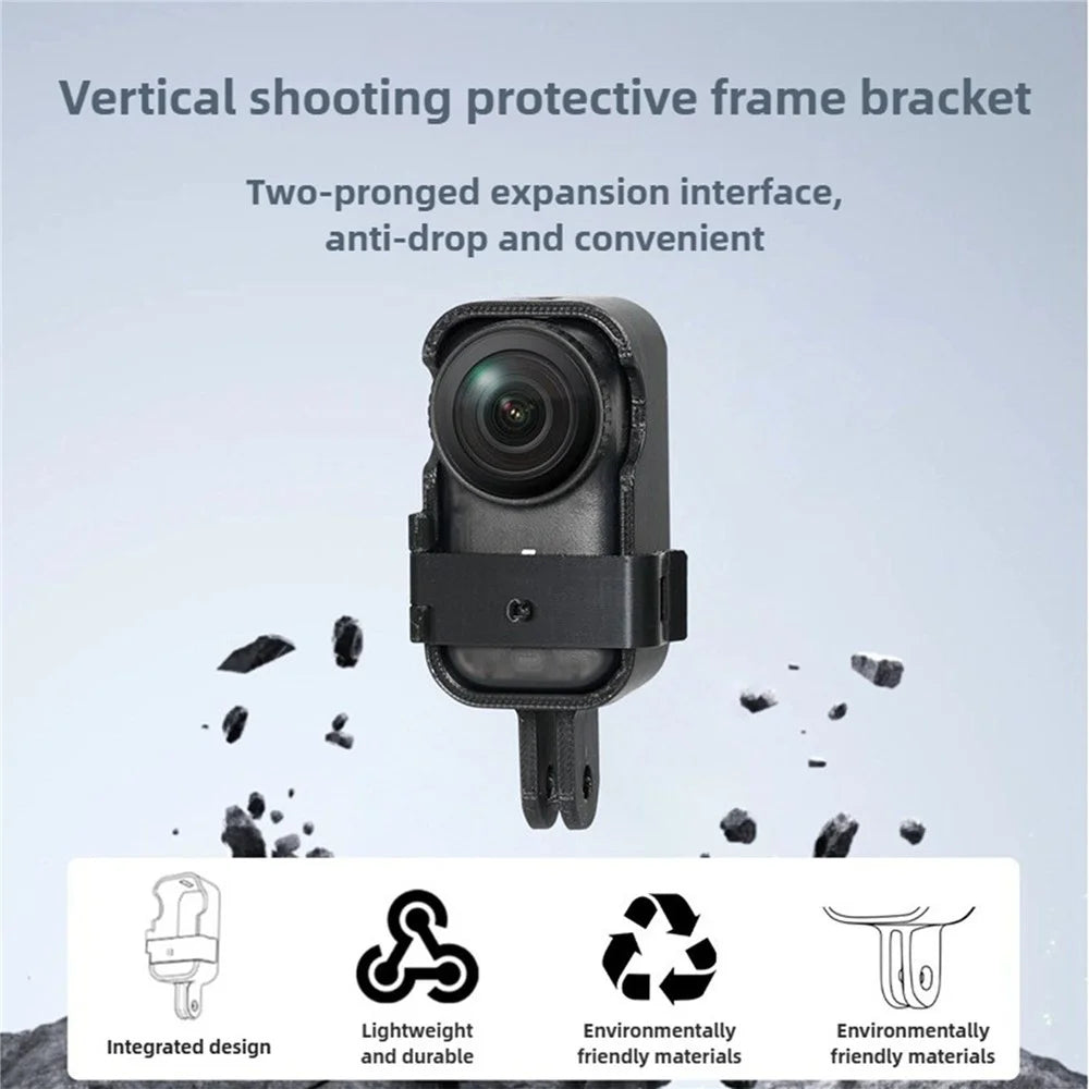 For DJI Osmo Nano Vertical Shooting Protective Frame Bracket Plastic Mount Camera Holder with Dual Expansion Interface - 2