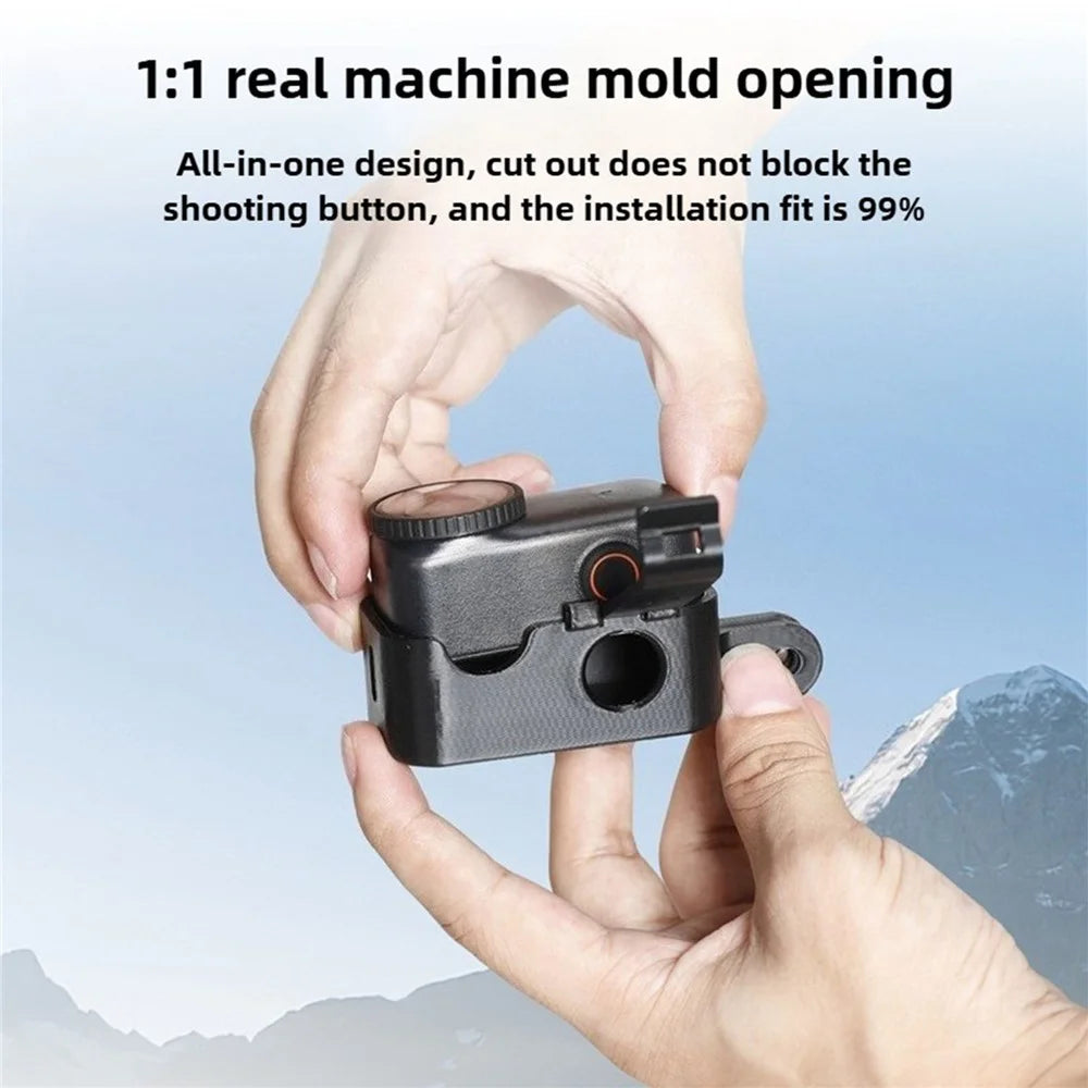 For DJI Osmo Nano Vertical Shooting Protective Frame Bracket Plastic Mount Camera Holder with Dual Expansion Interface - 3