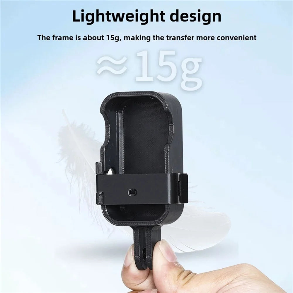 For DJI Osmo Nano Vertical Shooting Protective Frame Bracket Plastic Mount Camera Holder with Dual Expansion Interface - 4