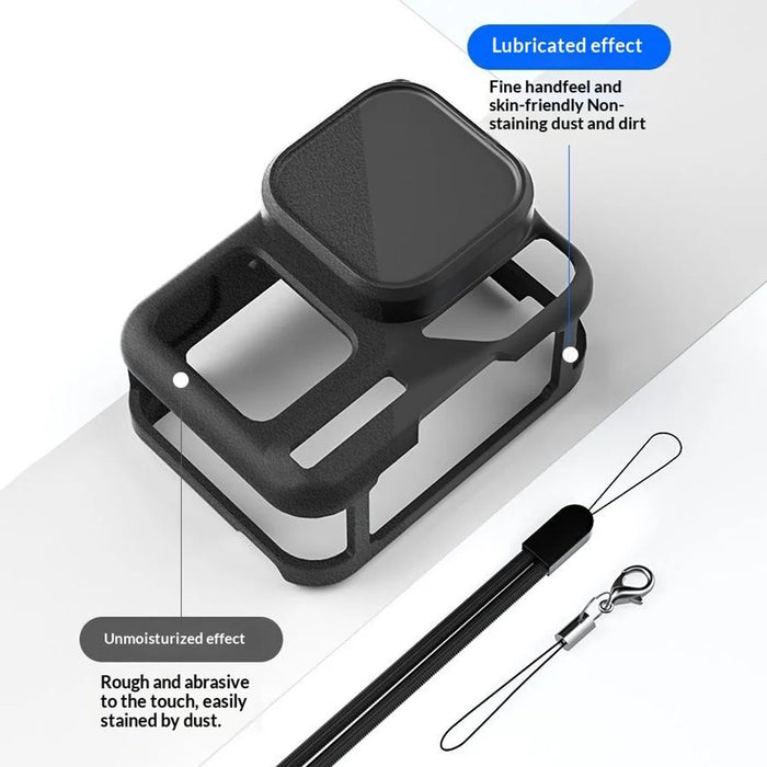 Silicone Case for Insta360 Ace Pro 2 Lens Cap Body Protective Cover Anti-slip Shockproof Camera Shell - 7