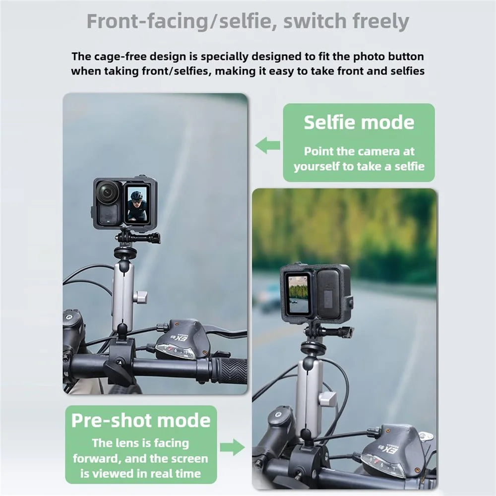 Cage Bracket for DJI Osmo Nano Protective Frame Cover Snap-in Mount Holder with Dual Expansion Interface - 7