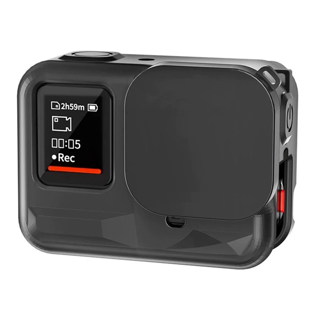 Silicone Case for Insta360 Ace Pro Action Camera Lens Cap Full Body Anti-Dust Protective Cover - 1