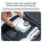 Carrying Case for Insta360 Go Ultra PU Hard Shell Storage Bag Shockproof Waterproof Protective Cover - Black - 3