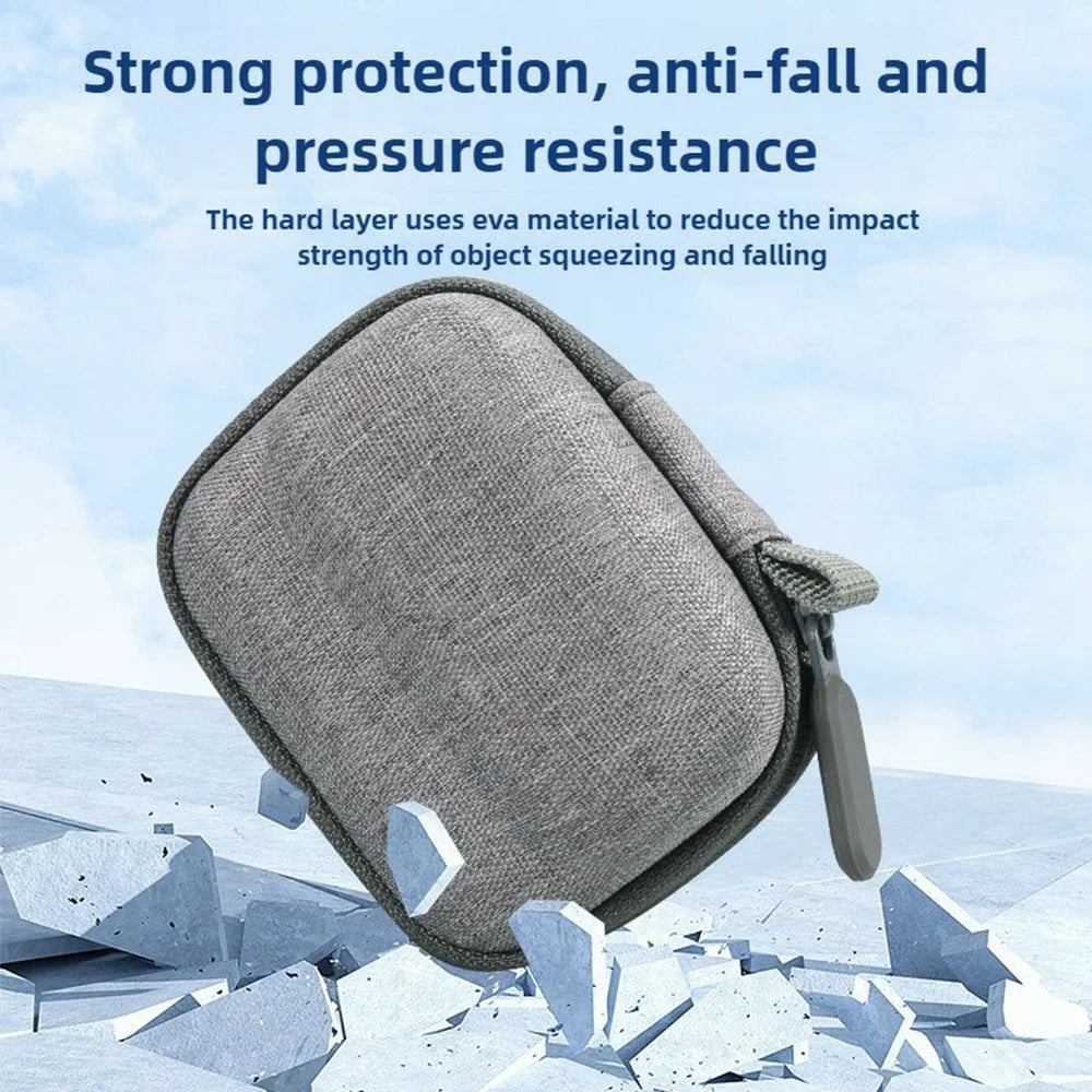 Carrying Case for Insta360 GO 3  /  GO 3S EVA Hard Shell Storage Bag Shockproof Portable Camera Protector - Grey - 3