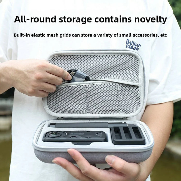Carrying Case for Insta360 X4  /  X5 All-in-One EVA Hard Shell Storage Bag with Custom Molded Interior Organizer - 6
