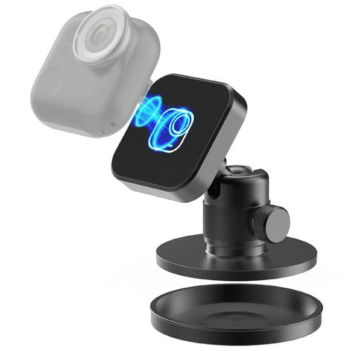 360 Degree Rotating Desktop Magnetic Adhesive Mount Stand for Insta360 Go Ultra Quick Release Gimbal Base - 1