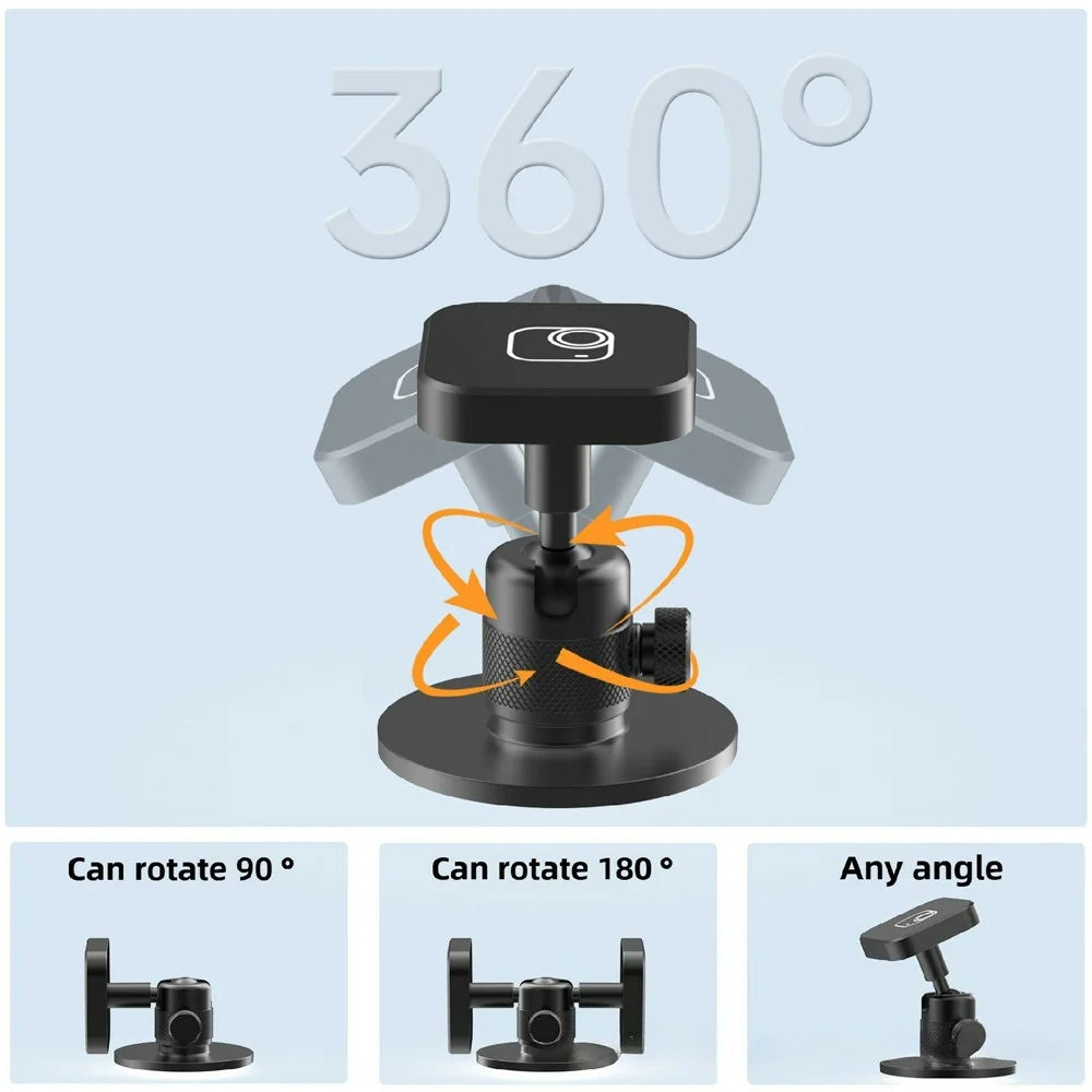 360 Degree Rotating Desktop Magnetic Adhesive Mount Stand for Insta360 Go Ultra Quick Release Gimbal Base - 2