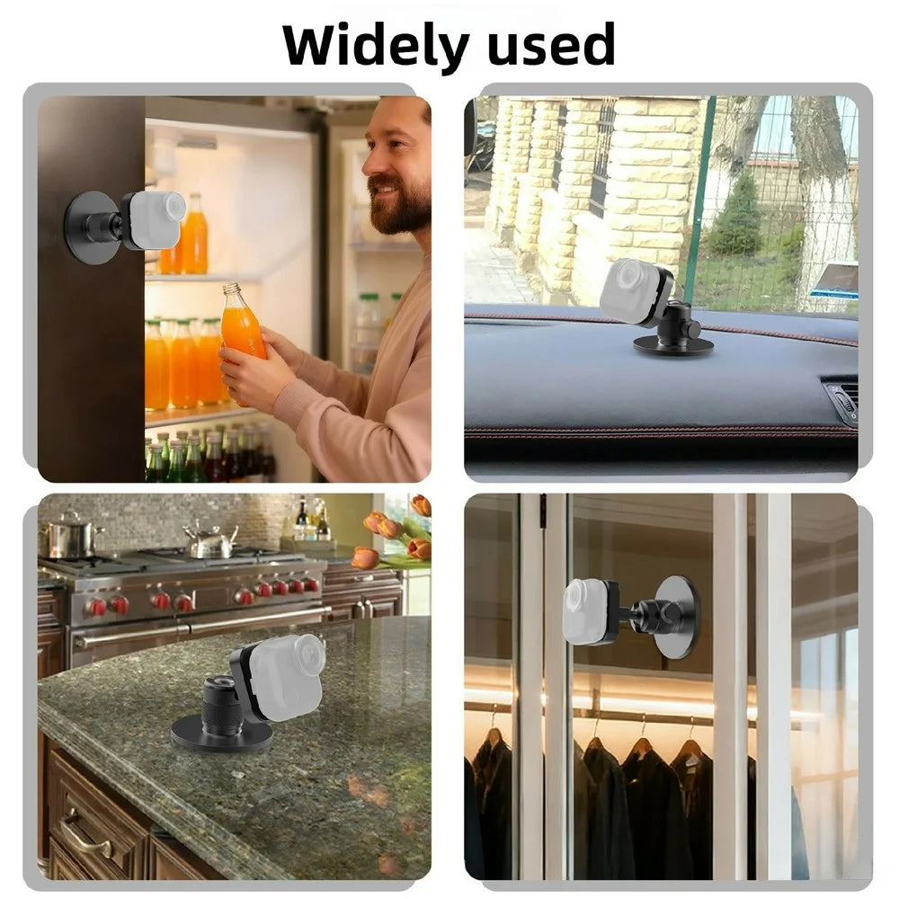 360 Degree Rotating Desktop Magnetic Adhesive Mount Stand for Insta360 Go Ultra Quick Release Gimbal Base - 5