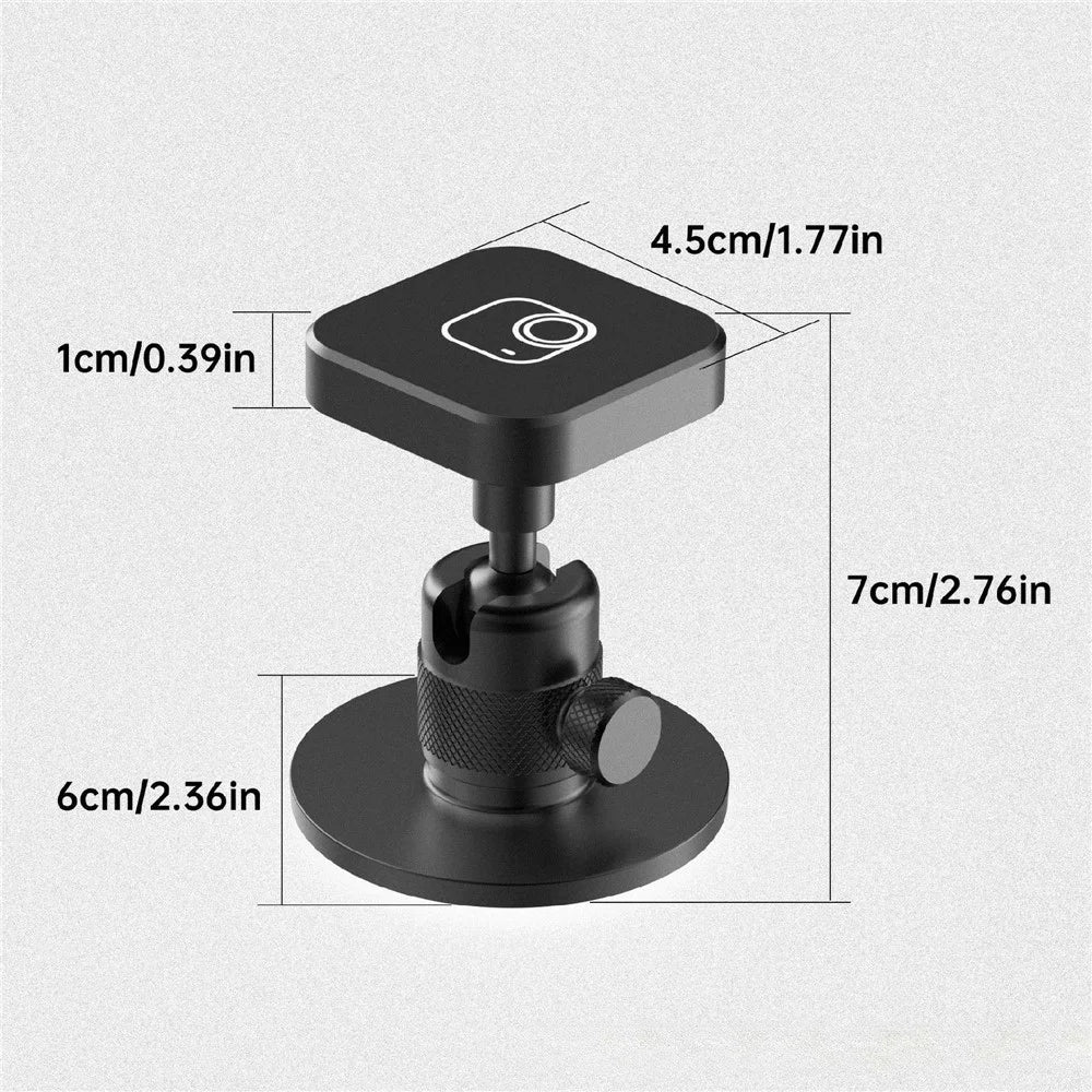 360 Degree Rotating Desktop Magnetic Adhesive Mount Stand for Insta360 Go Ultra Quick Release Gimbal Base - 6