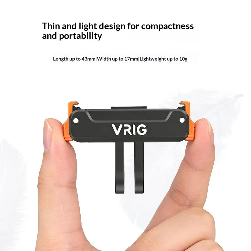 VRIG AC92 Magnetic Quick Release Mount Base for DJI Osmo Action 6/5 Pro/4/3/Nano/360 Camera Accessories - A0296-AC/92 - 4