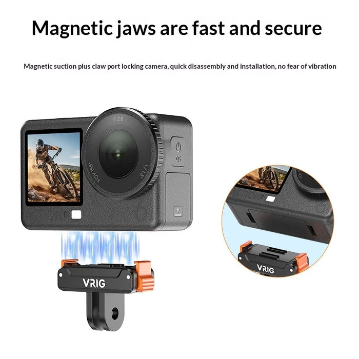VRIG AC92 Magnetic Quick Release Mount Base for DJI Osmo Action 6/5 Pro/4/3/Nano/360 Camera Accessories - A0296-AC/92 - 6