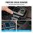 BRDRC Standard Kit Carrying Pouch for DJI Osmo Action 6  /  5 Pro  /  4 Hard Shell Case Shockproof Storage Bag with Wrist Strap & Carabiner - Black - 5