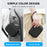 BRDRC Standard Kit Carrying Pouch for DJI Osmo Action 6  /  5 Pro  /  4 Hard Shell Case Shockproof Storage Bag with Wrist Strap & Carabiner - Black - 7