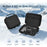 BRDRC All-in-One Carrying Case for DJI Osmo Action 6 Precision Molding Shockproof Storage Bag with Shoulder Strap - Black - 2