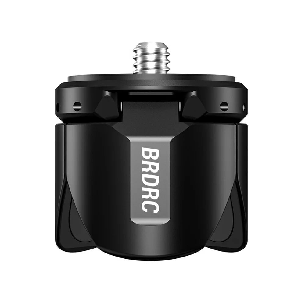 BRDRC Mini Tripod for Action Camera Magnetic Mount Auto Open Close Aluminum Alloy Portable Foldable Desktop Stand - Black - 1