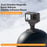 SUNNYLIFE for DJI Osmo Nano/Action 6 Magnetic Mount Quick Release Flexible Adhesive Base - Black - 3