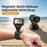 SUNNYLIFE For DJI Osmo Nano Magnetic Quick Release Adjustable Wrist Strap Camera Magic Tape Band - Black - 2