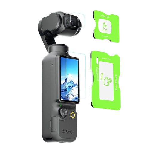 AMAGISN For DJI Osmo Pocket 4 / 3 AR Coating High Aluminum-silicon Glass Screen Protector and Lens Film Kit - 1