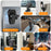 SUNNYLIFE Magnetic Backpack Clip for for Insta360 X4 Air / X5 / Ace Pro 2 / Ace / Ace Pro Action Camera Mount Crocodile Clamp - Black - 3