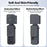 6Pcs Silicone Protective Cover Set for DJI Osmo Pocket 4 Camera Anti-slip Lens Cap Full Body Protection Case with Lanyard - Black - 4