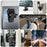 SUNNYLIFE For DJI Osmo Action 6 Magnetic Quick Release Backpack Clip 360 Degree Rotatable Clamp Mount Stand - Black - 4