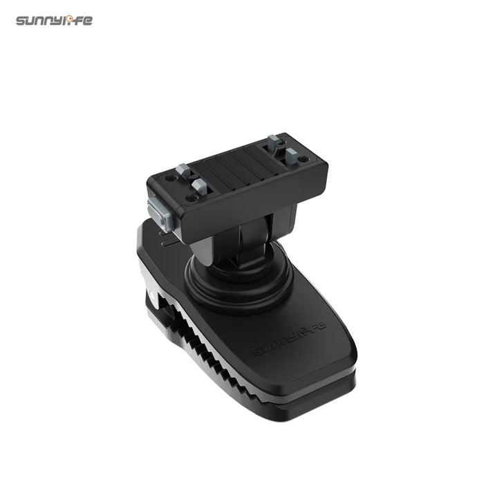 SUNNYLIFE For DJI Osmo Action 6 Magnetic Quick Release Backpack Clip 360 Degree Rotatable Clamp Mount Stand - Black - 7