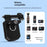 Motorcycle Windshield Clamp Mount Holder 180 Degree Rotation Action Camera Bracket for GoPro Insta360 DJI - Black - 5