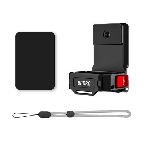 BRDRC 9 in 1 Interface Extension Magnetic Mount for DJI Osmo Pocket 4P  /  4  /  3  180 Degree Adjustable Aluminum Alloy Stand - Black - 1