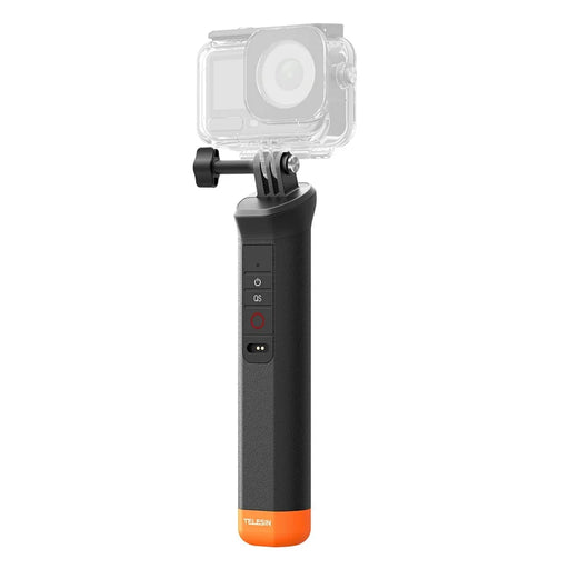 TELESIN S4-FHG-01-TDJ Floating Handle Bluetooth-compatible Remote IP68 Waterproof for DJI OsmoAction 6 / 5 Pro / 4 - 1